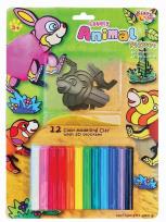 Opakowanie Plastelina 12 kolorów ST-200-12+B NARA