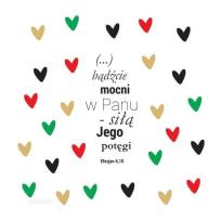 Opakowanie Podstawka korkowa - bądźcie mocni w Panu