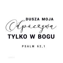 Opakowanie Podstawka korkowa - Dusza moja odpoczywa