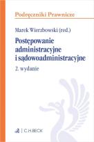 Okładka książki Postępowanie administracyjne i sądowoadministracyjne