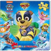 Okładka książki Psi patrol. Książka z puzzlami.