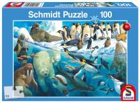 Opakowanie Puzzle 100 Zwierzęta rejonów polarnych G3