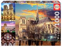 Opakowanie Puzzle 1000 Katedra Notre Dame / Paryż (kolaż) G3