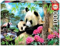 Opakowanie Puzzle 1000 Misie panda G3