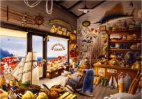 Opakowanie Puzzle 1000 Wnętrze sklepu rybackiego
