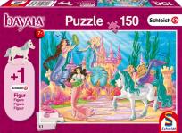 Opakowanie Puzzle 150 Schleich + Bayala Zamek syren + figurka