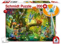 Opakowanie Puzzle 200 Leśne wróżki + różdżka G3