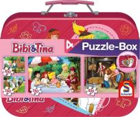 Opakowanie Puzzle 2x100 + 2x150 w walizce Bibi&Tina G3