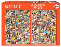 Opakowanie Puzzle 2x500 Emoji (Emotki) G3