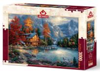 Opakowanie Puzzle 3000 Jesienna refleksja