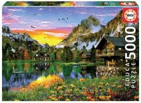 Opakowanie Puzzle 5000 Alpejskie jezioro G3
