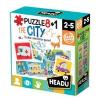Opakowanie Puzzle 8+1 Miasto HEADU