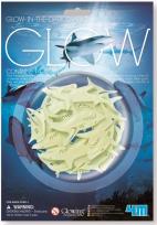 Opakowanie Świecące w ciemności Rekiny 4M