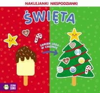 Okładka książki Święta. Naklejanki niespodzianki