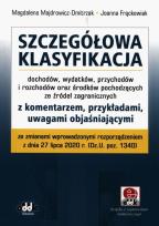 Okładka książki Szczegółowa klasyfikacja dochodów wydatków przychodów i rozchodów oraz środków pochodzących ze źródeł zagranicznych