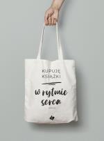 Opakowanie Torba bawełniana eco - Książki w rytmie serca
