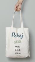 Opakowanie Torba bawełniana eco - Pokój mój daję wam