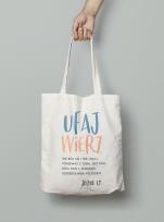 Opakowanie Torba bawełniana eco - Ufaj wierz