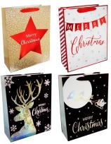 Opakowanie Torba prezentowa 32x26 Święta mix