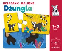 Okładka książki Układanki malucha Dżungla Kapitan Nauka