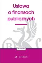 Okładka książki Ustawa o finansach publicznych