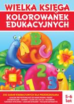 Okładka książki Wielka księga kolorowanek edukacyjnych