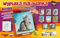 Opakowanie Wypukła malowanka - Koty Seria 2 Zestaw 8 wzorów