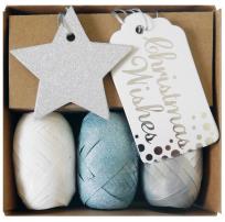 Opakowanie Zestaw do pakowania mix kolorów wstążki + tagi