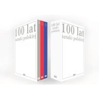 Okładka książki 100 lat sztuki polskiej. Komplet w etui.