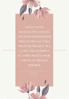 Opakowanie A Kartka składana - Błogosławieństwo beż