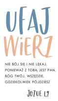 Opakowanie A Kartka składana - Ufaj wierz