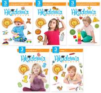 Okładka książki Akademia malucha. Pakiet 3-latka (części 1-5)