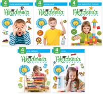 Okładka książki Akademia malucha. Pakiet 4-latka (części 1-5)