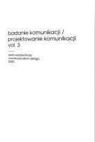Okładka książki Badanie komunikacji/Projektowanie komunikacji