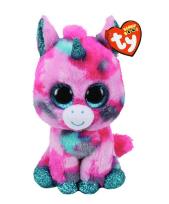 Opakowanie Beanie Boos Gumball - różowo-nieb. jednorożec 15cm