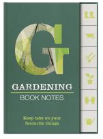 Opakowanie Book Notes - Gardening - znaczniki ogród