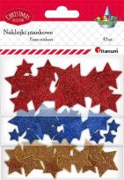 Opakowanie Dodatek dekoracyjny Craft-fun pianki samoprzylepne gwiazdy (