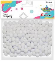 Opakowanie Dodatek dekoracyjny Craft-fun pompony poliestrowy (0126W)