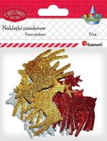 Opakowanie Dodatek dekoracyjny Titanum Craft-fun pianka kształty naklej