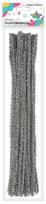 Opakowanie Druciki metalizowane 0,6x30cm 30szt srebrne