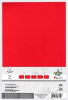 Opakowanie Filc arkusz A4 10szt czerwony