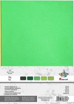 Opakowanie Filc arkusz A4 10szt zielone
