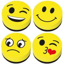 Opakowanie Gąbki magnetyczne Emotikon mix