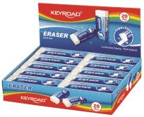 Opakowanie Gumka Keyroad uniwersalna maxi biała blister 1 sztuka