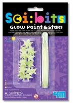 Opakowanie Gwiazdki i farba świecąca w ciemności 4M