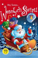 Okładka książki Hej Święta... Wesołych Świąt, kolorowanka z...