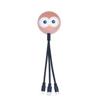 Opakowanie Kabel Zwierzątka 3 w 1 Owl