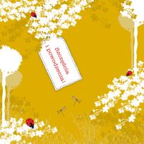 Opakowanie Karnet Swarovski kwadrat CL3401 Szczęścia i powodz