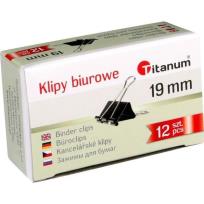 Opakowanie Klipy biurowe 19mm 12szt