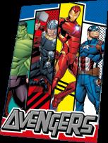 Opakowanie Koc polarowy Avengers 150x100cm MV15603